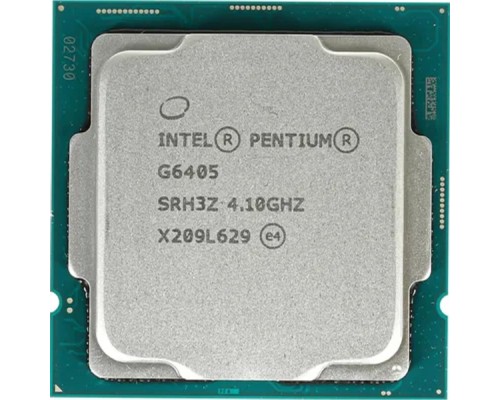 [Процессор] CPU Intel Pentium Gold G6405 Comet Lake OEM {4.1ГГц, 4МБ, Socket1200}