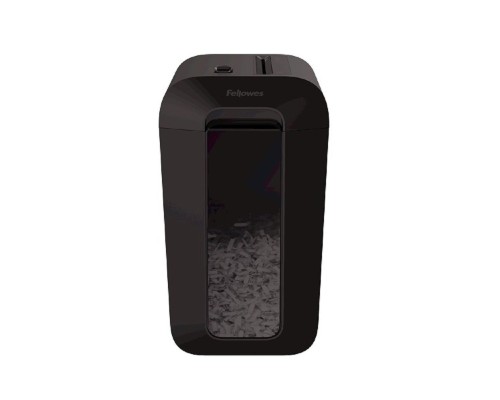 [Уничтожитель] Fellowes Шредер PowerShred LX65 FS-44007(01), черный {DIN P-4,  4х37мм, 8 лст., 17 лтр.,  уничт.: скрепки,скобы,карты}