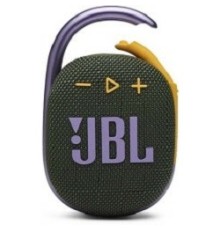 Колонка порт. JBL Clip 4 зеленый 5W 1.0 BT 15м 500mAh (JBLCLIP4GRN)