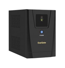 Exegate EP285488RUS ИБП ExeGate SpecialPro UNB-1200.LED.AVR.8C13.USB <1200VA/750W, LED, AVR, 8*C13, USB, металлический корпус, Black>
