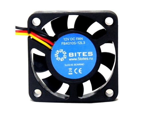 [Вентиляторы] 5bites Вентилятор FB4010S-12L3 40X10 / SLEEVE / 5000RPM / 3P