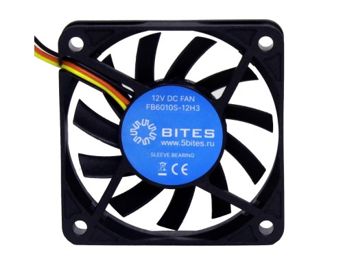 [Вентиляторы] 5bites Вентилятор FB6010S-12H3 60X10 / SLEEVE / 3800RPM / 3P
