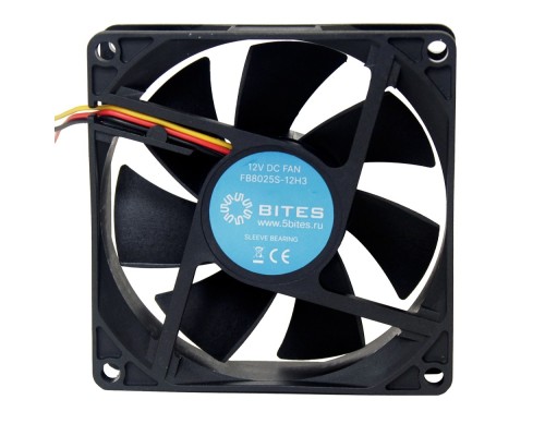 [Вентиляторы] 5bites Вентилятор FB8025S-12H3 80X25 / SLEEVE / 3000RPM / 3P
