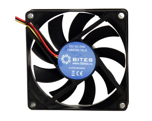 [Вентиляторы] 5bites Вентилятор FB8015S-12L3 80X15 / SLEEVE / 2000RPM / 3P
