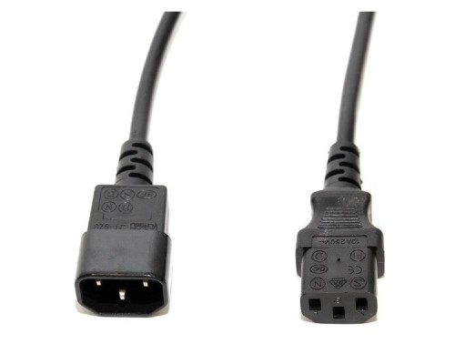 [кабель] 5bites Кабель питания PC107-18A IEC-320-C13 / IEC-320-C14 / 220V / 3G*0.75MM / 1.8M