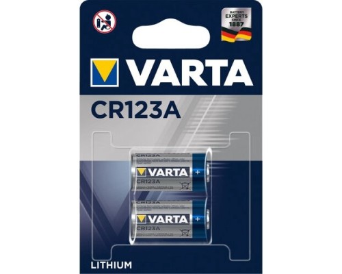 [Батарейки] VARTA CR123A/2BL 6205  (2 шт. в уп-ке) 