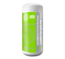 Салфетки влажные Cactus CS-ASHCL100 для рук антибактериальные (100лист.) спиртовые