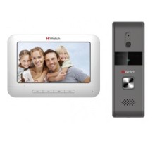 HIKVISION HiWatch DS-D100K: Аналоговый комплект домофонии вызывная панель + монитор