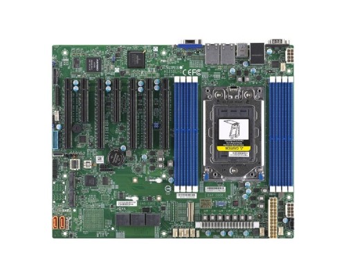 [Материнская плата] Supermicro MBD-H12SSL-i-B {ATX, 8 DIMM slots, 8 SATA3, 2 M.2, 8 SATA3 or 2 NVMe via single SlimSAS x8, 2 Gigabit Ethernet LAN Ports, ASPEED AST2500 BMC graphics, 7 PWM 4-pin Fans} OEM