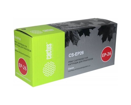 [расходные материалы] Картридж лазерный Cactus CS-EP26 черный (2500стр.) для Canon LB MF5630/MF5650/MF3110
