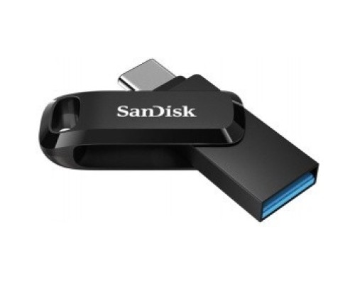 [носитель информации] SanDisk USB Drive 128Gb  Ultra Dual Drive Go, USB 3.1 - USB Type-C Black [SDDDC3-128G-G46]