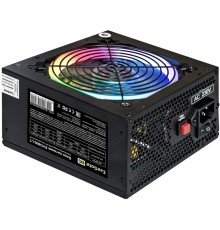 Exegate EX289069RUS БП 800W ExeGate EVO800-LT ATX, APFC, 12cm RGB fan, 24p, (4+4)p, PCI-E, 5SATA, 3IDE, black