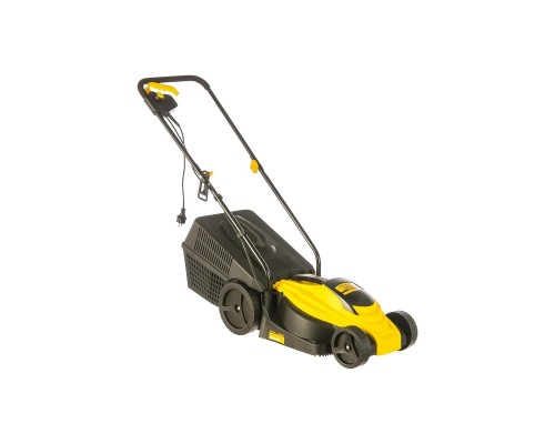 [Газонокосилки и аэраторы] CHAMPION Газонокосилка эл. EM3110 { 1 кВт пласт.травосб. 30л ширина 320мм 20-60мм, 6,8кг }