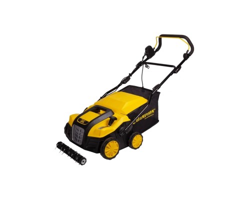 [Газонокосилки и аэраторы] CHAMPION Скарификатор электрический ESC1840 { 1,8 кВт, 400 мм, 55л, 12 кг, 2в1 } 