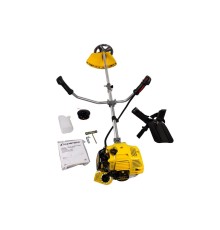 CHAMPION Триммер Т433-2 { разъемн.прям. 1,25кВт 42,7см? 7,2кг HT21+40/255/25,4 U-ручка легк.старт }