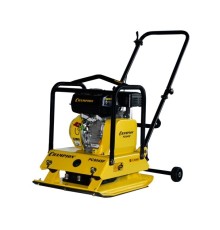 CHAMPION Виброплита бензиновая PC9045F { 89,3кг15кН50*45см30см4,8кВт,колеса резин.накл } 
