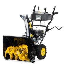 CHAMPION Снегоуборщик ST762E { 6,5лс 61см 6F/2R колеса 3,6л 80кг эл.стартер, фара } 