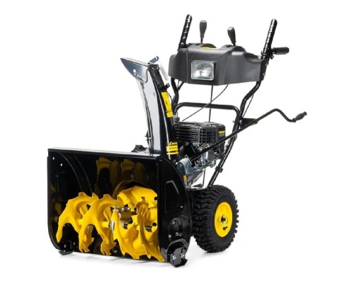 [Снегоуборочная техника] CHAMPION Снегоуборщик ST762E { 6,5лс 61см 6F/2R колеса 3,6л 80кг эл.стартер, фара } 