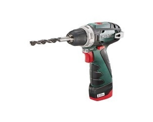 [Дрель, Шуруповерт] Metabo PowerMaxx BS Безударная дрель-шуруповерт [600984500] { 12В 2х2.0,LC12,патр,кейс }