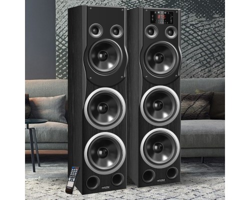 [Колонки Ginzzu] Ginzzu GM-329, Акустическая система 2.0, 2x120W/BT/USB/SD/FM/AUX/ДУ