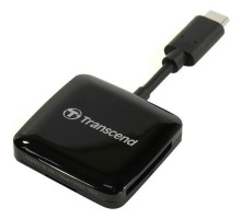 Micro SecureDigital Transcend RDC3 SD/microSD Card Reader, USB 3.2 Gen 1, Black, Type C TS-RDC3