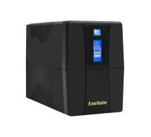 Exegate EP285476RUS ИБП ExeGate Power Smart ULB-850.LCD.AVR.C13.RJ.USB <850VA/480W, LCD, AVR, 4*IEC-C13, RJ45/11, USB, Black>