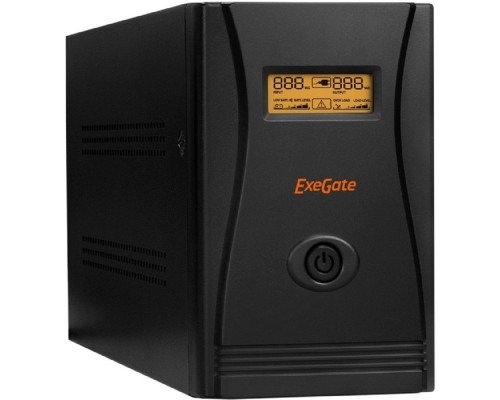 [ИБП] Exegate EP285519RUS ИБП ExeGate SpecialPro Smart LLB-2000.LCD.AVR.EURO.RJ.USB <2000VA/1200W, LCD, AVR, 4 евророзетки, RJ45/11, USB, Black>