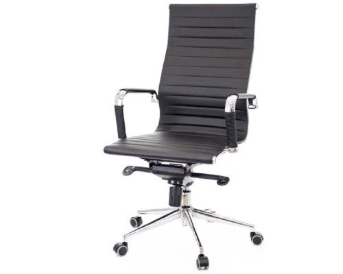 [Офисные кресла] Everprof Rio M кожа черный