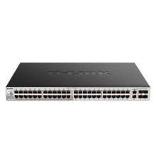 D-Link DGS-3130-54TS/B1A PROJ Управляемый L3 стекируемый коммутатор с 48 портами 10/100/1000Base-T, 2 портами 10GBase-T и 4 портами 10GBase-X SFP+
