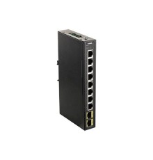 D-Link DIS-100G-10S/A2A Промышленный неуправляемый коммутатор с 8 портами 10/100/1000Base-T и 2 портами 1000Base-X SFP