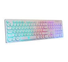 Dialog Gan-Kata Клавиатура KGK-16U WHITE - игровая с RGB-подсветкой, USB, белая 
