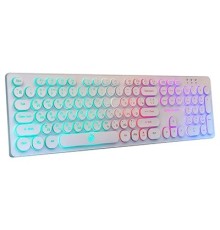 Dialog Gan-Kata Клавиатура KGK-16U WHITE - игровая с RGB-подсветкой, USB, белая 