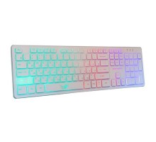 Dialog Gan-Kata Клавиатура KGK-17U WHITE - игровая с RGB-подсветкой, USB, белая             