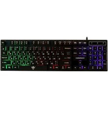 Клавиатура KG-23U BLACK Nakatomi Gaming - игровая с RGB-подсветкой, USB, черная 