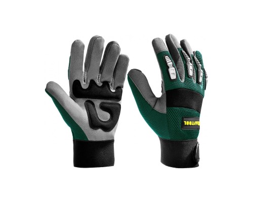 [Перчатки] KRAFTOOL EXTREM, размер XL, профессиональные комбинированные перчатки для тяжелых механических работ [11287-XL]