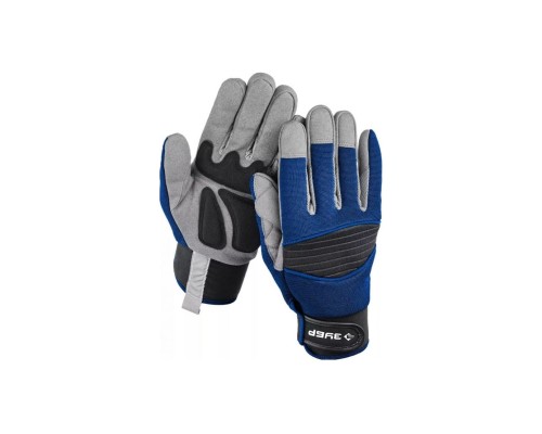 [Перчатки] ЗУБР МОНТАЖНИК, размер XL, профессиональные комбинированные перчатки для тяжелых механических работ. [11475-XL]