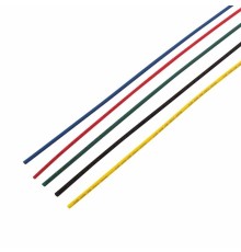 REXANT 29-0152 Термоусаживаемые трубки REXANT 3,0/1,5 мм, набор пять цветов, упаковка 50 шт. по 1 м