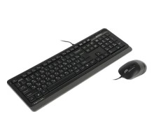 Клавиатура + мышь A4Tech Fstyler F1010 клав:черный/серый мышь:черный/серый USB Multimedia [1147539]