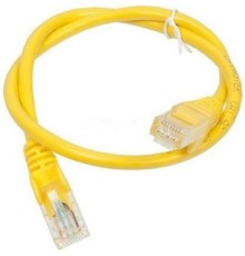Патч-корд Lanmaster UTP LAN-PC45/U5E-2.0-YL вилка RJ-45-вилка RJ-45 кат.5е 2м желтый LSZH (уп.:1шт)