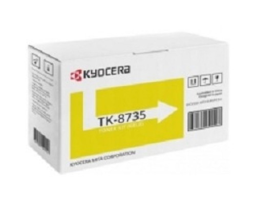 [Расходные материалы] Тонер-картридж Kyocera TK-8735Y (жёлтый) (ресурс 40 000 отп.) для TASKalfa 7052/8052/7353/8353ci