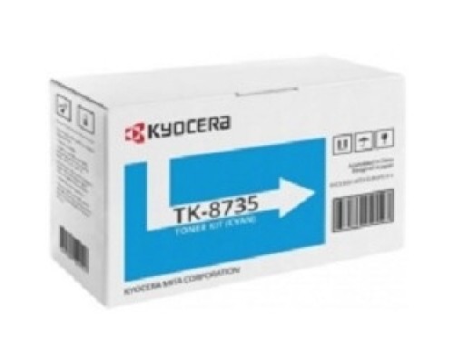 [Расходные материалы] Тонер-картридж Kyocera TK-8735C (синий) (ресурс 40 000 отп.) для TASKalfa 7052/8052/7353/8353ci