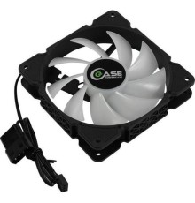 Powercase Вентилятор (M3LED) 5 color LED 120x120x25mm (100шт./кор, 3pin + Molex, 1150±10% об/мин) Bulk