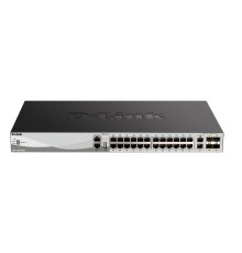 D-Link DGS-3130-30TS/B1A PROJ Управляемый L3 стекируемый коммутатор с 24 портами 10/100/1000Base-T, 2 портами 10GBase-T и 4 портами 10GBase-X SFP+