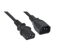 Cabeus PC-189-VDE-1.8M Кабель питания монитор-компьютер IEC 320 C13 - IEC 320 C14 (3x0.75), 1.8 м