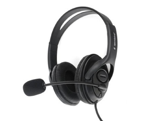 [Наушники] Gembird MHS-786, черный, регулятор громкости