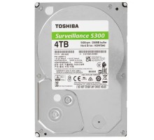 4TB Toshiba Surveillance S300 (HDWT840UZSVA) {SATA 6.0Gb/s, 5400 rpm, 256Mb buffer, 3.5