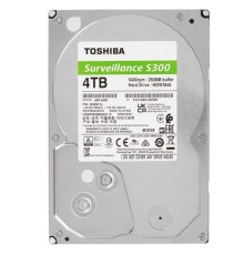 4TB Toshiba Surveillance S300 (HDWT840UZSVA) {SATA 6.0Gb/s, 5400 rpm, 256Mb buffer, 3.5