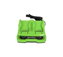 Greenworks Зарядное устройство для 2-х аккумуляторов Greenworks G24X2UC2, 24V [2931907]