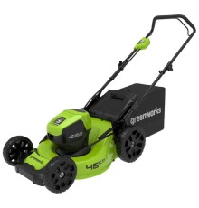 Greenworks Газонокосилка аккумуляторная Greenworks GD40LM46HP, 40V, 46 см, бесщеточная, без АКБ и ЗУ [2514407]