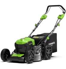 Greenworks GD40LM46SPK4 Газонокосилка аккумуляторная, 40V, 46см, самоходная, бесщеточная, c 1хАКБ 4 Ач и ЗУ [2506807UB]